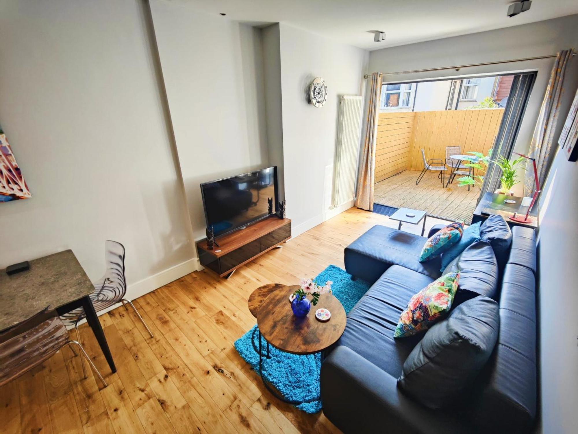 Modern Central Brighton Patio Flat - Free Parking! Extérieur photo